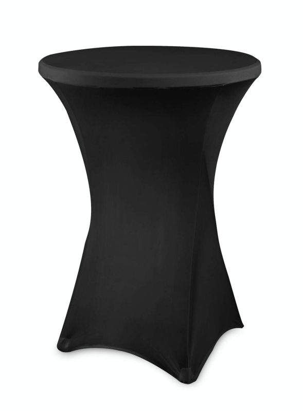 Husse für Bistrotisch, schwarz